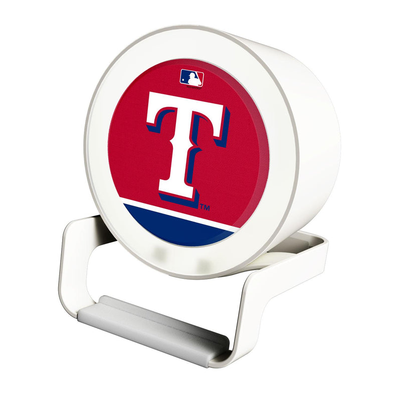 Texas Rangers Solid Wordmark Night Light Charger and Bluetooth Speaker