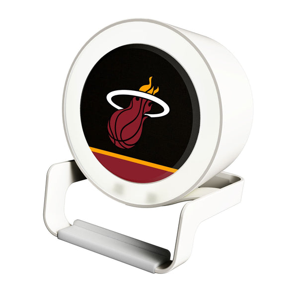 Miami Heat Solid Wordmark Night Light Charger and Bluetooth Speaker