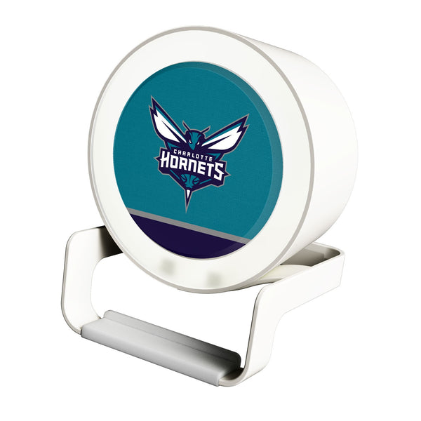 Charlotte Hornets Solid Wordmark Night Light Charger and Bluetooth Speaker