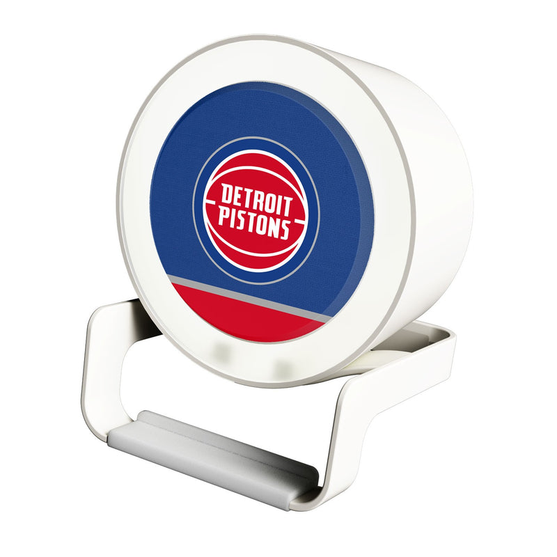 Detroit Pistons Solid Wordmark Night Light Charger and Bluetooth Speaker