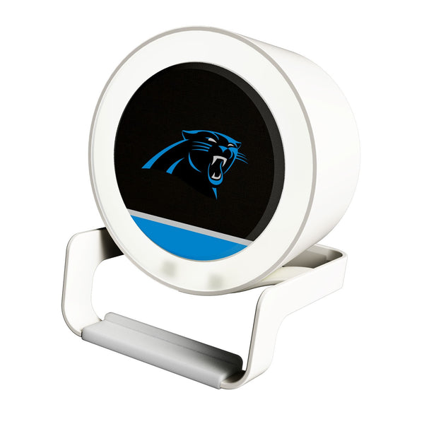 Carolina Panthers Solid Wordmark Night Light Charger and Bluetooth Speaker