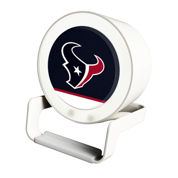 Houston Texans Solid Wordmark Night Light Charger and Bluetooth Speaker