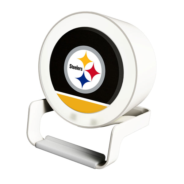 Pittsburgh Steelers Solid Wordmark Night Light Charger and Bluetooth Speaker