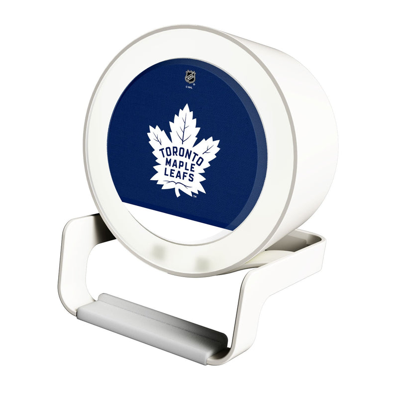 Toronto Maple Leafs Solid Wordmark Night Light Charger and Bluetooth Speaker