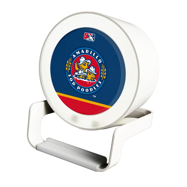 Amarillo Sod Poodles Solid Wordmark Night Light Charger and Bluetooth Speaker