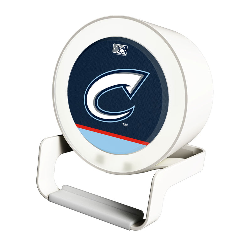 Columbus Clippers Solid Wordmark Night Light Charger and Bluetooth Speaker