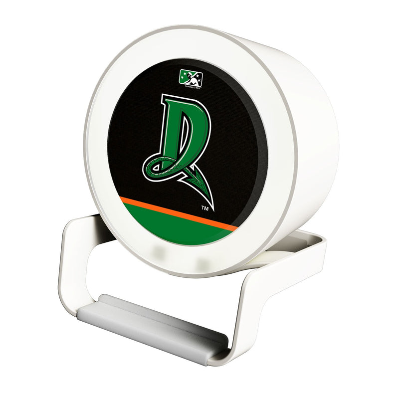 Dayton Dragons Solid Wordmark Night Light Charger and Bluetooth Speaker