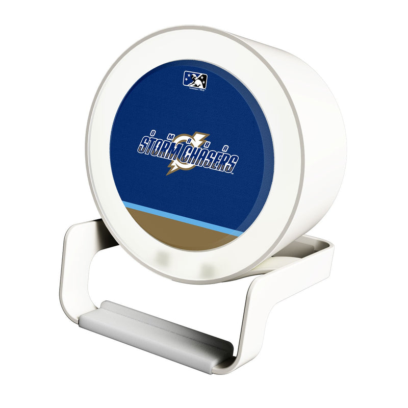 Omaha Storm Chasers Solid Wordmark Night Light Charger and Bluetooth Speaker
