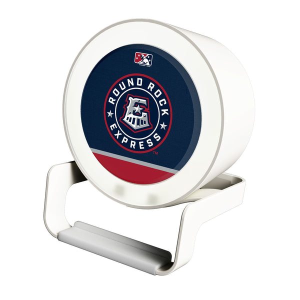 Round Rock Express Solid Wordmark Night Light Charger and Bluetooth Speaker