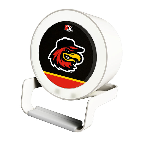Rochester Red Wings Solid Wordmark Night Light Charger and Bluetooth Speaker