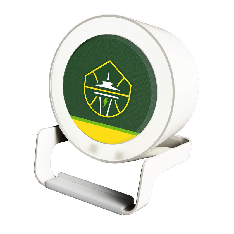 Seattle Storm Solid Wordmark Night Light Charger and Bluetooth Speaker