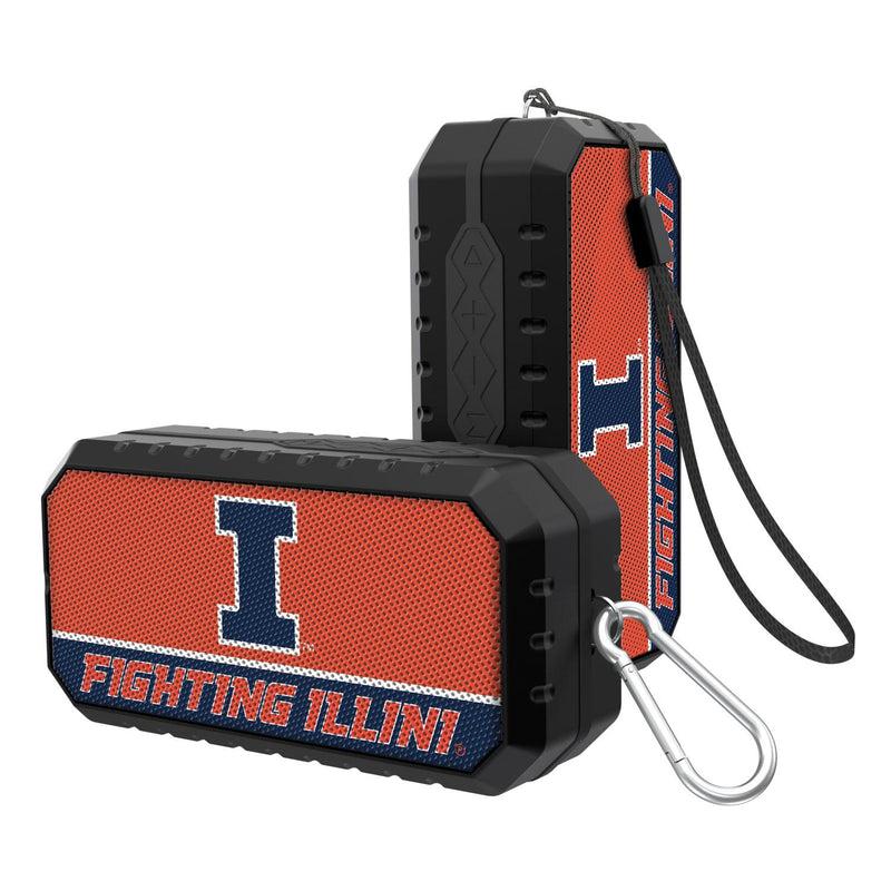 Illinois Fighting Illini Endzone Solid Bluetooth Speaker