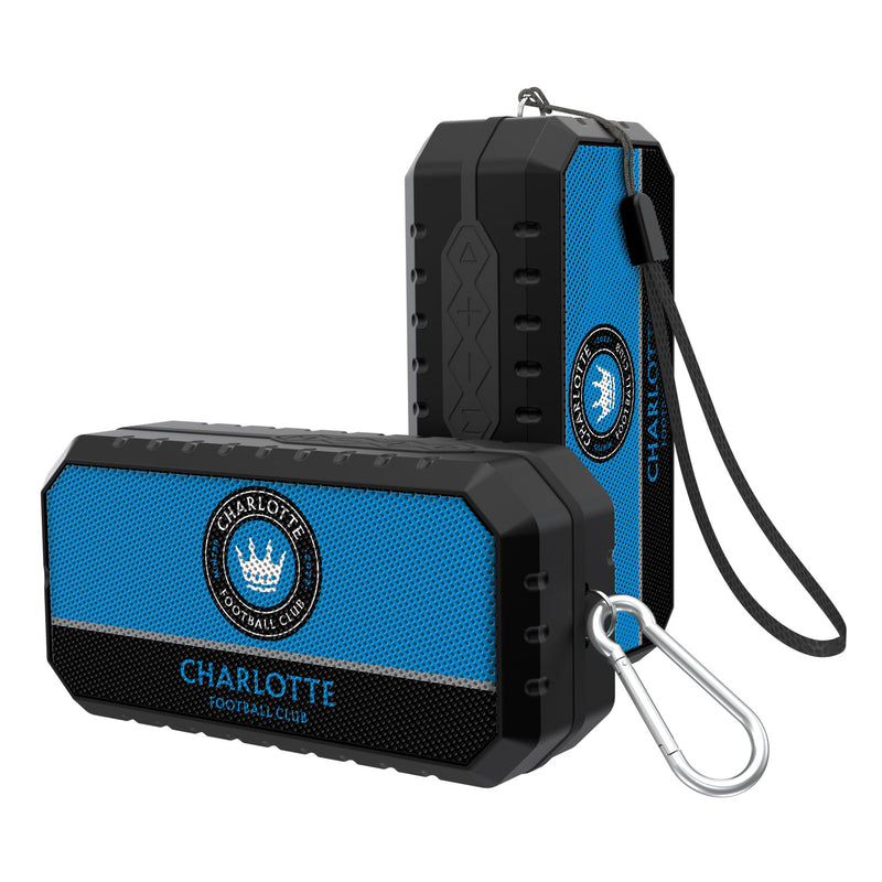 Charlotte FC  Solid Wordmark Bluetooth Speaker
