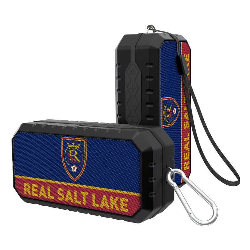 Real Salt Lake   Solid Wordmark Bluetooth Speaker