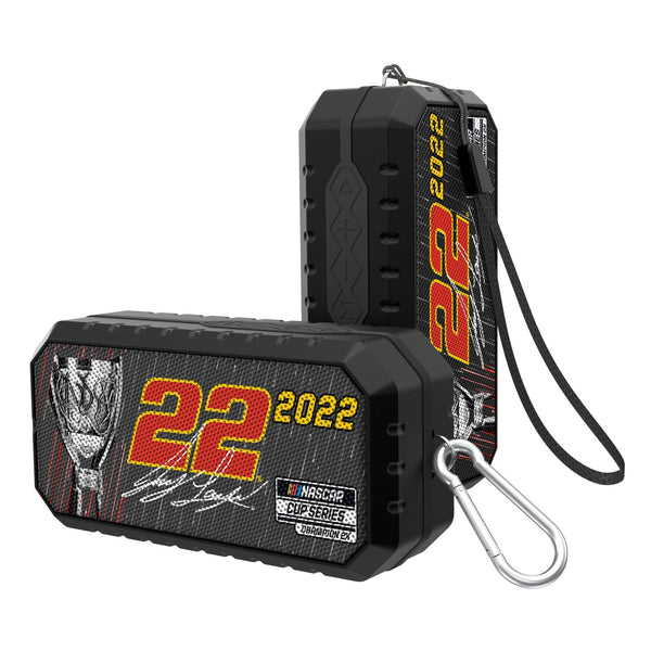 Joey Logano Penske 22 2022 NASCAR Champ Bluetooth Speaker