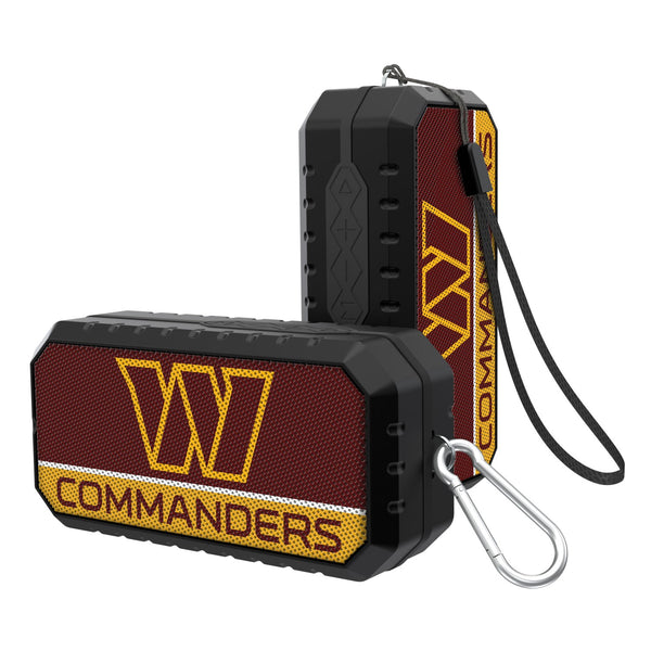 Washington Commanders Solid Wordmark Bluetooth Speaker