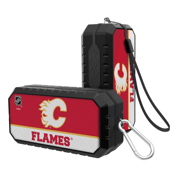 Calgary Flames Solid Wordmark Bluetooth Speaker