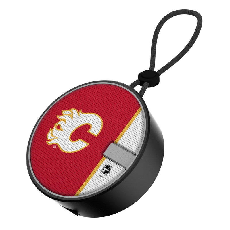 Calgary Flames Solid Wordmark Waterproof Speaker