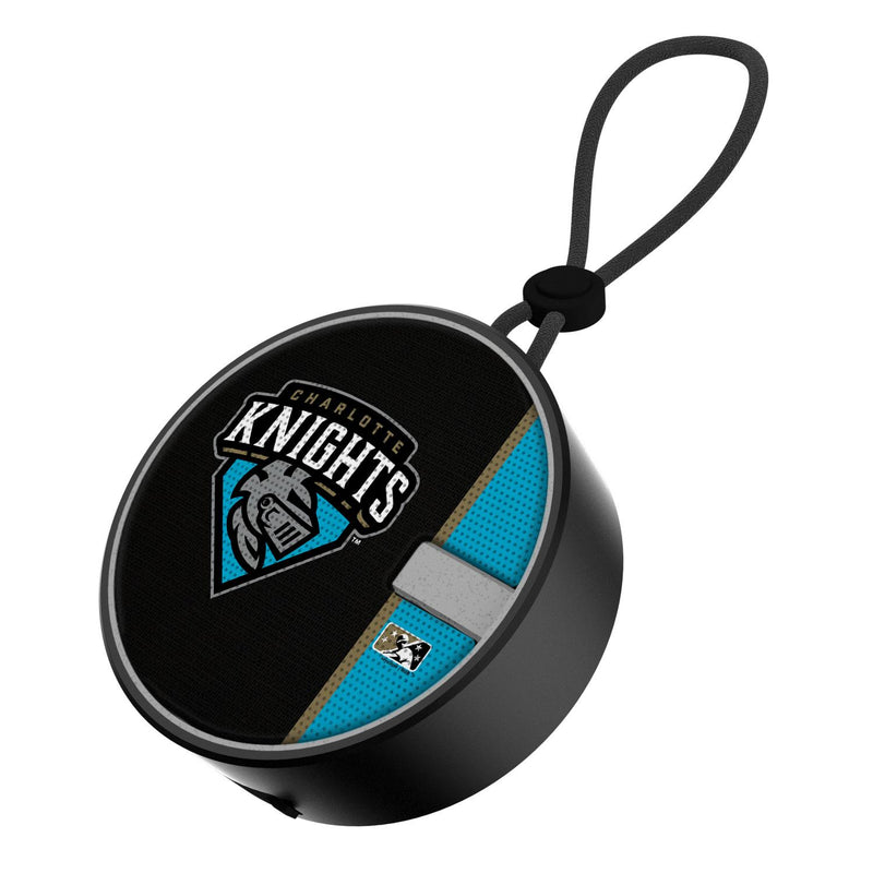 Charlotte Knights Solid Wordmark Waterproof Speaker