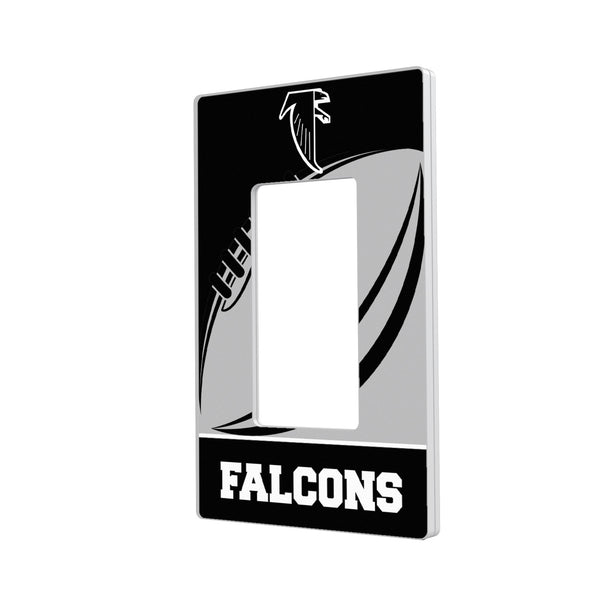 Atlanta Falcons Classic  Passtime Hidden-Screw Light Switch Plate - Single Rocker