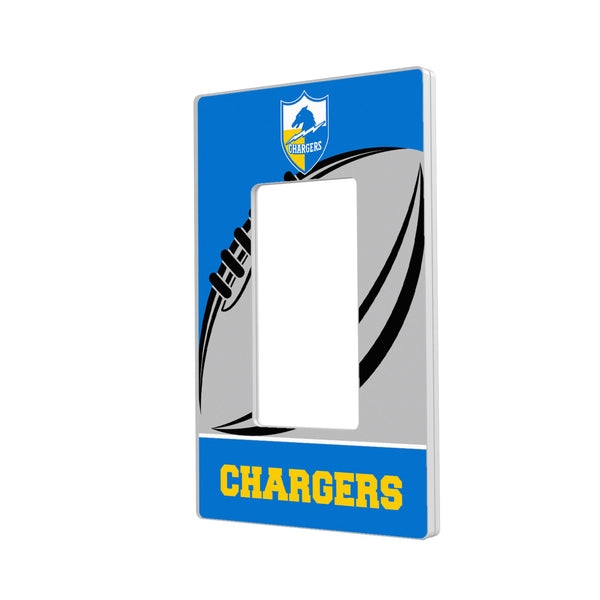 San Diego Chargers Passtime Hidden-Screw Light Switch Plate - Single Rocker