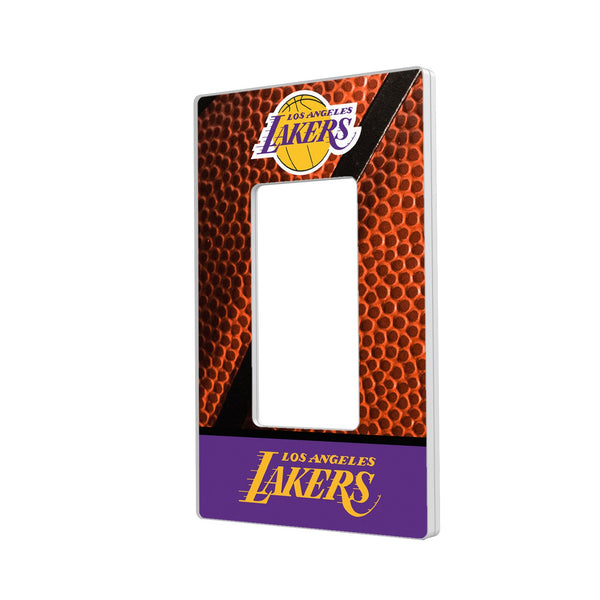 Los Angeles Lakers Basketball Hidden-Screw Light Switch Plate - Single Rocker