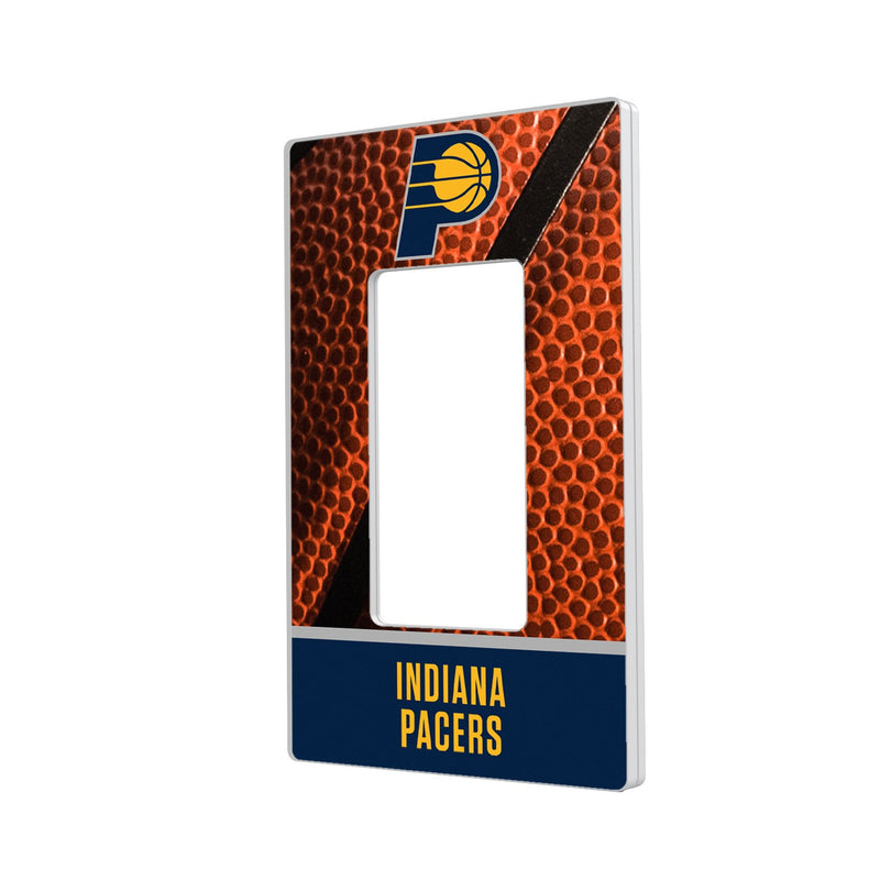 Indiana Pacers Basketball Hidden-Screw Light Switch Plate - Single Rocker
