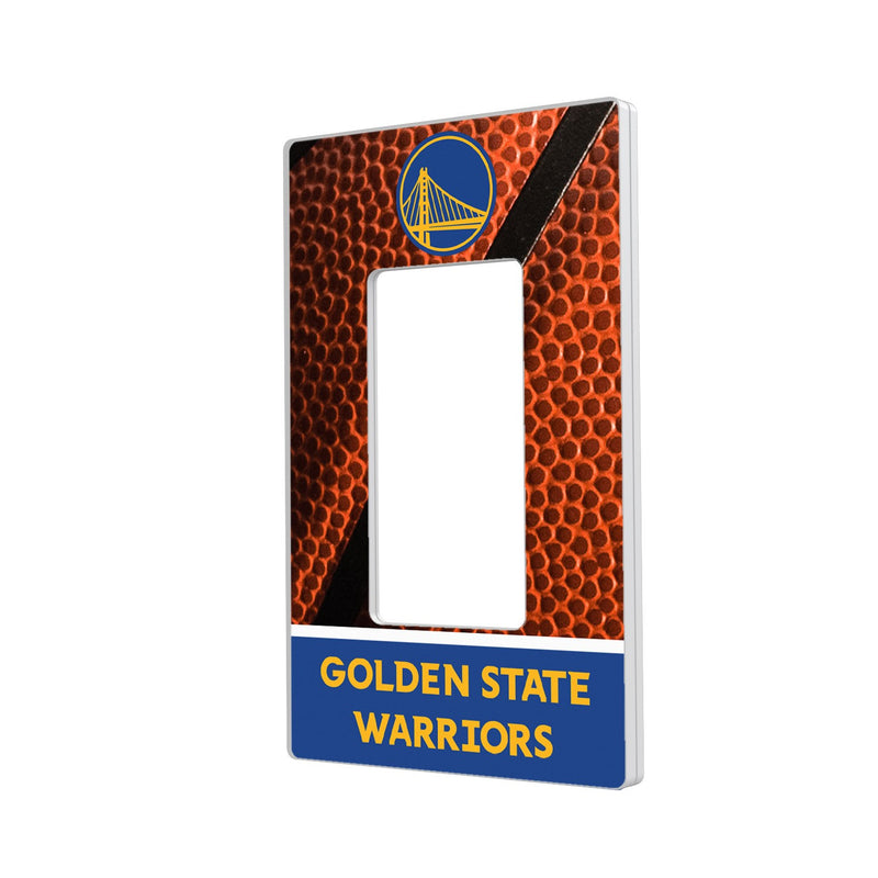 Golden State Warriors Basketball Hidden-Screw Light Switch Plate - Single Rocker