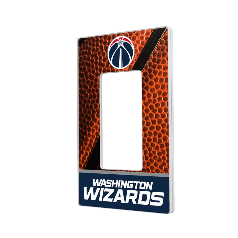 Washington Wizards Basketball Hidden-Screw Light Switch Plate - Single Rocker