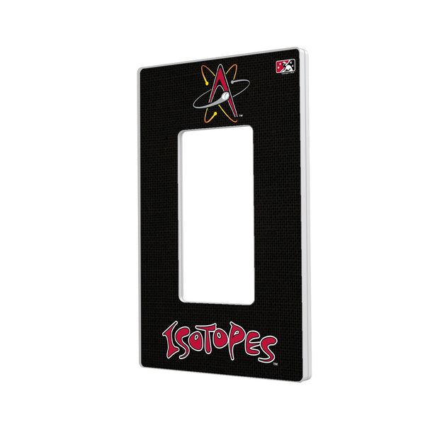 Albuquerque Isotopes Solid Hidden-Screw Light Switch Plate - Single Rocker