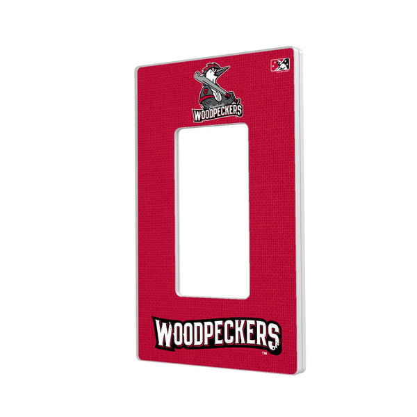 Fayetteville Woodpeckers Solid Hidden-Screw Light Switch Plate - Single Rocker