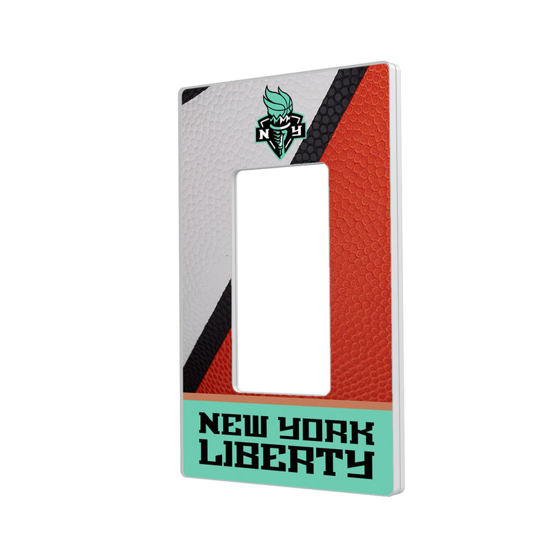 New York Liberty Basketball Hidden-Screw Light Switch Plate