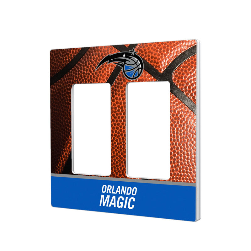 Orlando Magic Basketball Hidden-Screw Light Switch Plate - Double Rocker