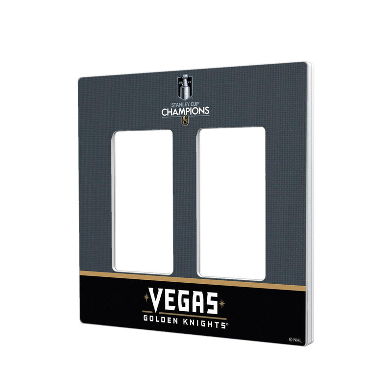 Vegas Golden Knights Solid Wordmark Hidden-Screw Light Switch Plate