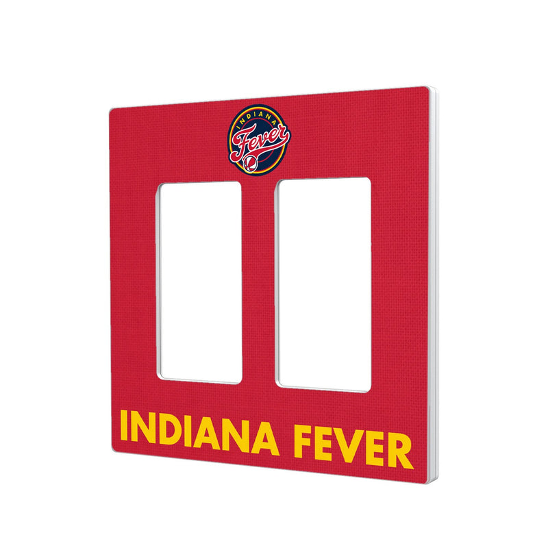 Indiana Fever Solid Hidden-Screw Light Switch Plate - Double Rocker