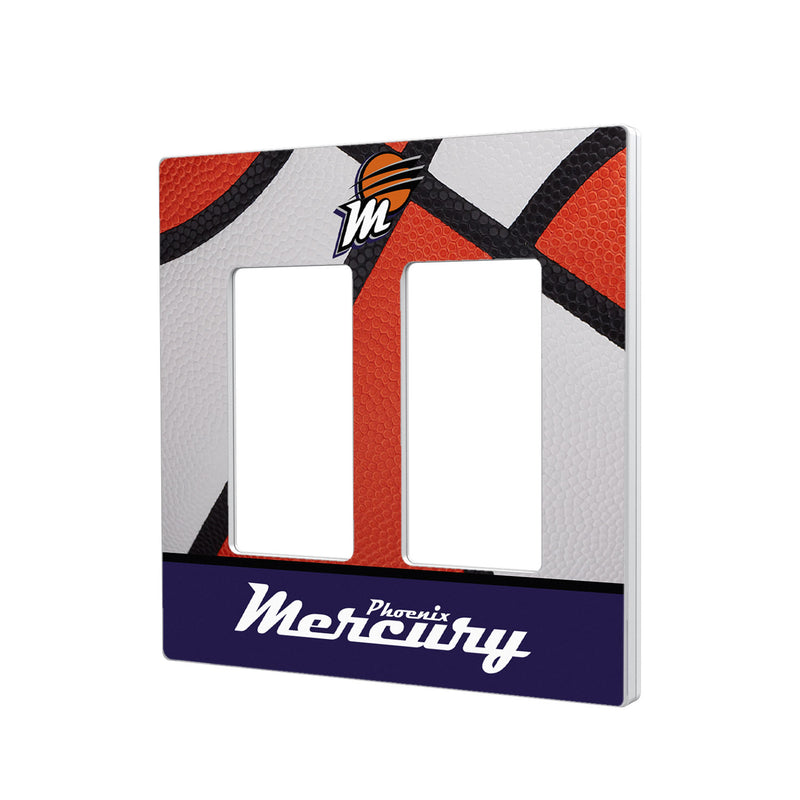 Phoenix Mercury Basketball Hidden-Screw Light Switch Plate