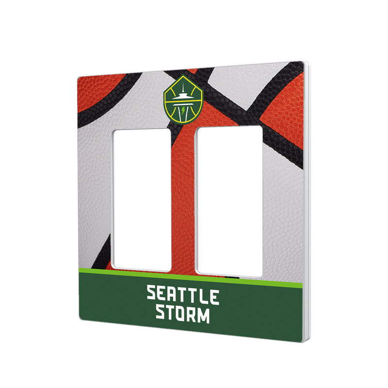 Seattle Storm Basketball Hidden-Screw Light Switch Plate