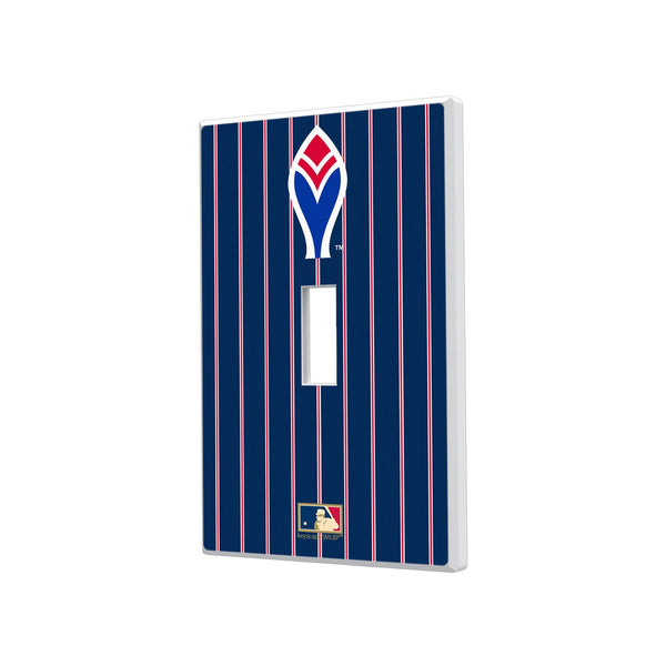 Atlanta Braves 1972-1975 - Cooperstown Collection Pinstripe Hidden-Screw Light Switch Plate - Single Toggle