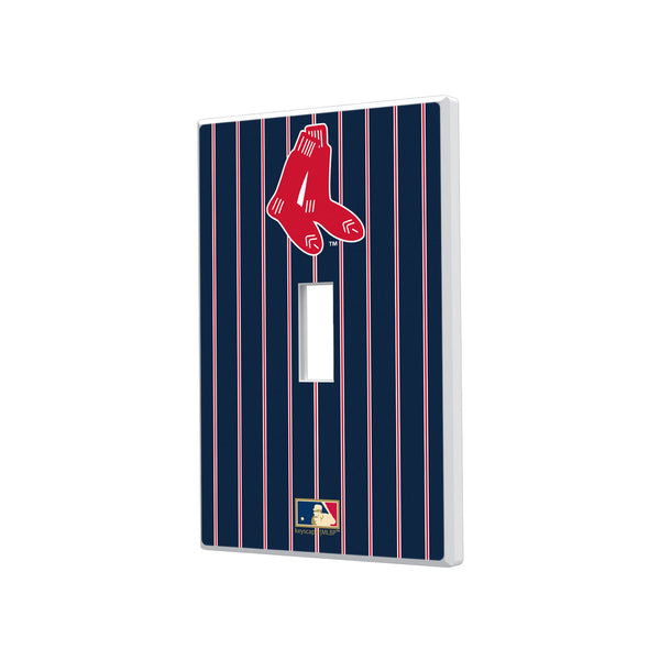 Boston Red Sox 1924-1960 - Cooperstown Collection Pinstripe Hidden-Screw Light Switch Plate - Single Toggle