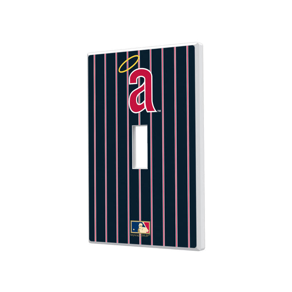 LA Angels 1971 - Cooperstown Collection Pinstripe Hidden-Screw Light Switch Plate - Single Toggle