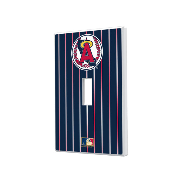 LA Angels 1986-1992 - Cooperstown Collection Pinstripe Hidden-Screw Light Switch Plate - Single Toggle