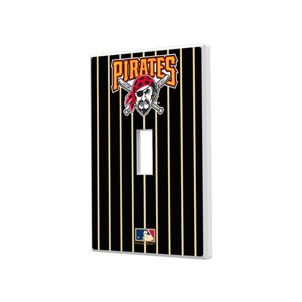 Pittsburgh Pirates 1997-2013 - Cooperstown Collection Pinstripe Hidden-Screw Light Switch Plate - Single Toggle