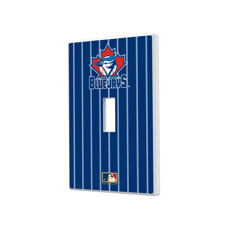 Toronto Blue Jays 1997-2002 - Cooperstown Collection Pinstripe Hidden-Screw Light Switch Plate - Single Toggle