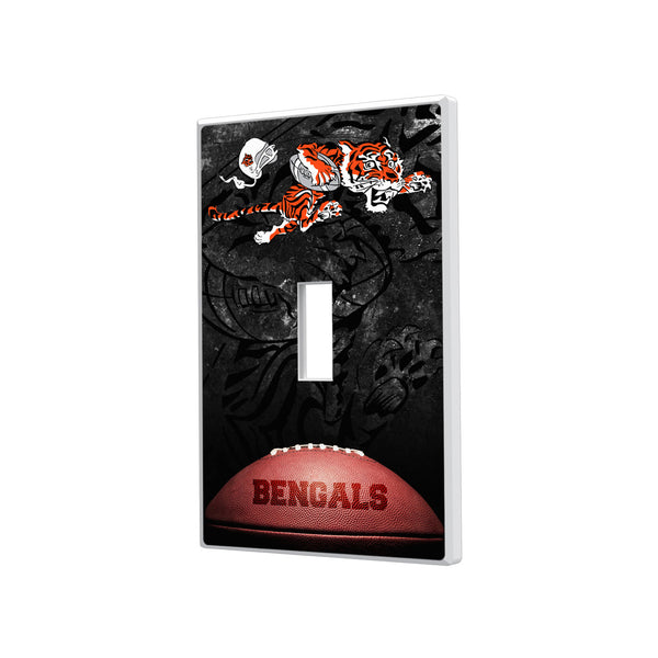 Cincinnati Bengals Legendary Hidden-Screw Light Switch Plate - Single Toggle