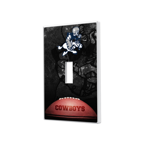 Dallas Cowboys 1966-1969 Historic Collection Legendary Hidden-Screw Light Switch Plate - Single Toggle