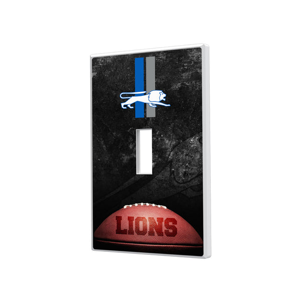 Detroit Lions Retro Legendary Hidden-Screw Light Switch Plate - Single Toggle