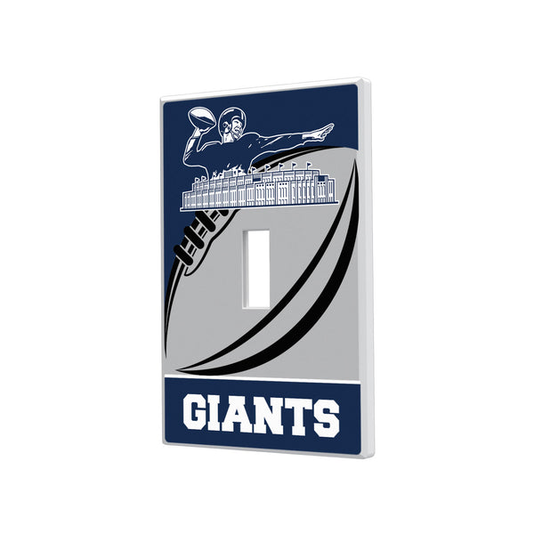 New York Giants 1960-1966 Historic Collection Passtime Hidden-Screw Light Switch Plate - Single Toggle