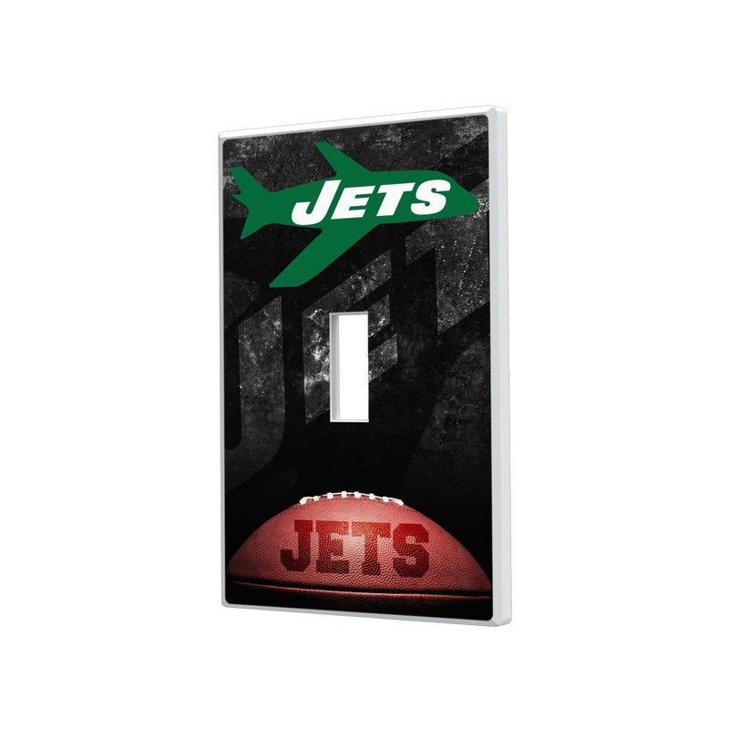 New York Jets 1963 Historic Collection Legendary Hidden-Screw Light Switch Plate - Single Toggle