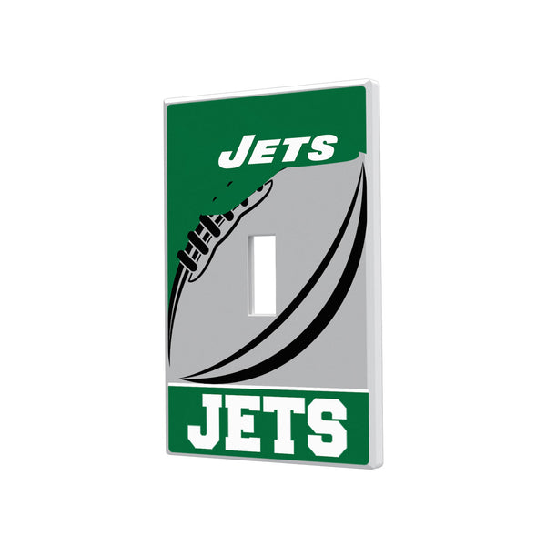 New York Jets 1963 Historic Collection Passtime Hidden-Screw Light Switch Plate - Single Toggle