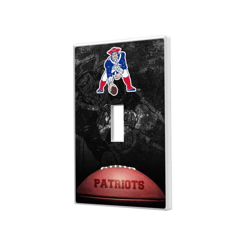 New England Patriots Legendary Hidden-Screw Light Switch Plate - Single Toggle